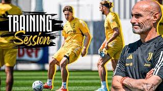 Monteros First Training session with the Team  Heading for #BolognaJuve