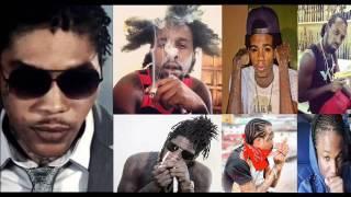 NEW DANCEHALL MIX 2017 - VYBZ KARTEL ALKALINE MAVADO POPCAAN AIDONIA MASICKA TOMMY LEE