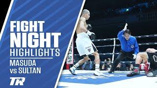 Masuda Stuns Filipino Contender Sultan In First Round  FIGHT HIGHLIGHTS