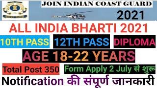 Indian Coustguard New Vaccancy 2021 Ka Official Notification In Full Details 