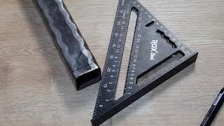 Rox Wood Gönye İnceleme  90° 45° Açılı Profil Metal Kesimi