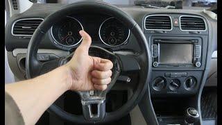 Steering wheel  REMOVAL VW Golf 6