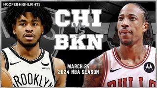 Chicago Bulls vs Brooklyn Nets Full Game Highlights  Mar 29  2024 NBA Season