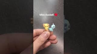 Mini Axolotl aus Fimo ️️ #axolotl #fimo #bettertogether #clayartist