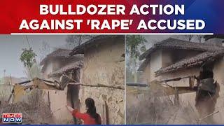 Sidhi Shocker Bulldozer Razes Rape Accuseds House 2 More Under Radar BJP Assures Strict Action