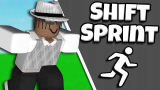 How To Make A Shift To Sprint In Roblox Studio *No Scripting*