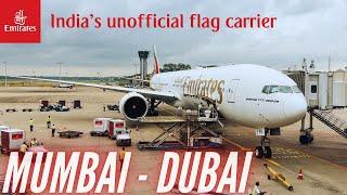 Trip Report  India to Dubai  Mumbai - Dubai  Emirates Economy Class  B777-300ER