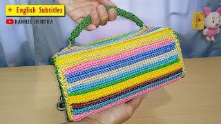 Crochet Bag Modern and Beautiful  Magic Pouch Subtitles Tas Rajut Ajaib - Step by Step