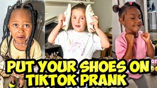 PUT YOUR SHOES ON PRANK TIKTOK - FUNNY KID FIGHT PRANK #3