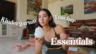 KINDERGARTEN TEACHER ESSENTIALS  must have classroom items for your first year teaching