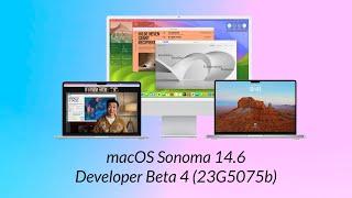 macOS Sonoma 14.6 Developer Beta 4