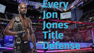 Every Jon Bones Jones Title Defense