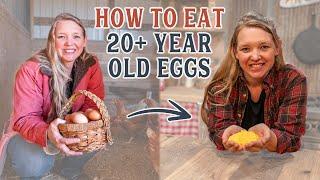 How I Store Eggs for 20+ years no canning required