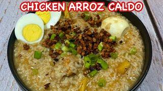 CHICKEN ARROZ CALDO  HOW TO COOK ARROZ CALDO WITHOUT KASUBHA  PINOY SIMPLE COOKING