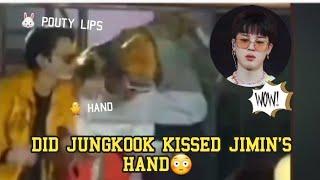 Did Jungkook kiss Jimin hand or just the camera angle  방탄소년단 2022