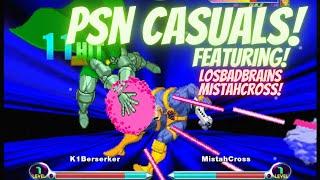 MvC2 - PSN CasualsOverlay Test - Khaos Dimension Featuring LosBadBrainsMistahCross 031824