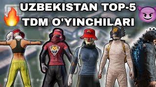 UZBEKISTAN TOP-5 TDM OYINCHILARI   deJAVOHIR18UZLAPARDAVRONdeUMARASLAMBOITEOTIMUR  #pubg