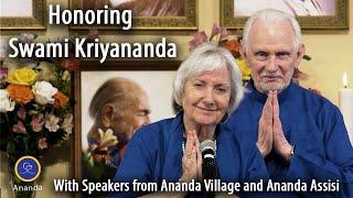 Honoring Swami Kriyananda - A Beautiful Program from Ananda Village and Ananda Assisi