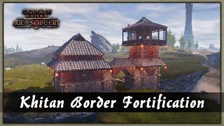 HOW TO BUILD A THE CROWN - KHITAN BORDER FORTIFICATION SPEED BUILD - CONAN EXILES