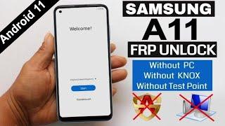 Samsung A11 Frp Bypass Android 11 Without PCWithout KNOXWithout Alliance Shield  New Method 2022