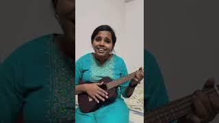 Mazhai Varum Arikuri Ukulele Cover  Aparna Narayanan  Vellammal