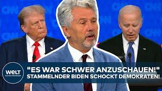 TV-DUELL Trump triumphiert Demokraten entsetzt Kirschbaum Hat wehgetan wie schlecht Biden war