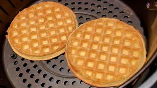 Air Fryer Frozen Waffles - How To Cook Frozen Eggo Waffles In The Air Fryer - Easy Breakfast YUM 