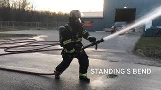 Six Nations Fire - Basic Fire Hose Handling & Advancement Drill #1