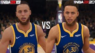 NBA 2K20 vs NBA 2K19 Graphics Comparison PS4 Pro