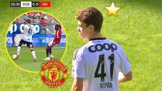 Sverre Halseth Nypan vs Man United  TOP TALENT  MAN UNITED TARGET 