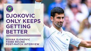 Novak Djokovic Continues His Championship Defence  Wimbledon 2022