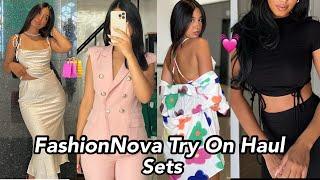 FashionNova Try on Haul  خذيت Des ensembles