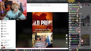 xQc reacts to xQc reacts to GTA 6 World Premiere