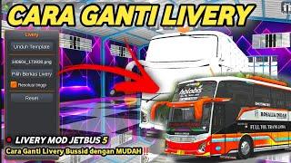 CARA GANTI LIVERY   DI BUSSID #bussid