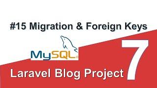 #15 Laravel Blog Project in Hindi 2020 - Migration and Foreign Key Setup