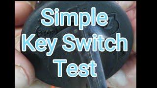 How to Simple Key Switch Test