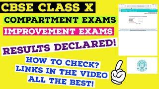 CBSE CLASS X COMPARTMENT EXAMS 2020 RESULT IS OUT LINK IN THE DESCRIPTION