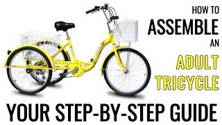 How to assemble the genuine Trike Bike - Assemble any Adult Tricycle - Hints and Tips trike-bike.com