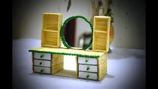 Matchstick Art and Crafts  How to Make DIY Matchstick Craft Item Furniture Showpiece