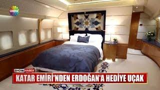 Katar Emirinden Erdoğana hediye uçak