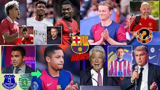 Left Wing OPTIONS Watch De Jong NOT For Sale Roque CLOSER To Exit Lenglet Departure PRIORITY