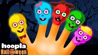 Learn Colors With Skeleton  Halloween Finger Family Songs  Hoopla Halloween