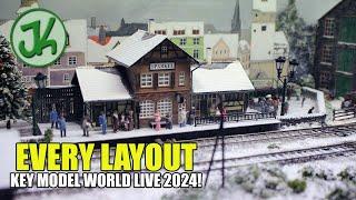 First Ever Key Model World Live 2024 Show - Tour of Every Layout