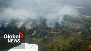 NWT wildfires Convoy plans to defy evacuation order enter Yellowknife