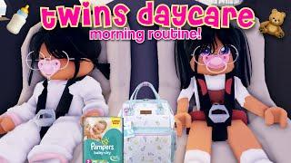 TWINS DAYCARE MORNING ROUTINE Roblox Berry Avenue Roleplay