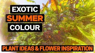 Tropical Style Garden Summer Flower Ideas with Jennifer Grasham