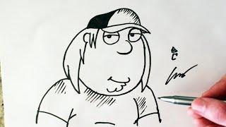 Como Desenhar o Chris Griffin Family Guy - How to Draw Chris Griffin - SLAY DESENHOS #326