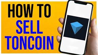 How to Sell Toncoin from Tonkeeper EASY