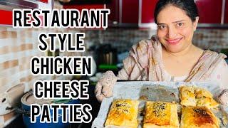 RESTAURANT STYLE CHICKEN CHEESE PATTIES RECIPE