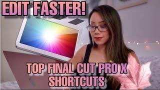 HOW TO EDIT YOUTUBE VIDEOS IN FINAL CUT PRO X EDIT FASTER TOP FINAL CUT PRO X KEYBOARD SHORTCUTS